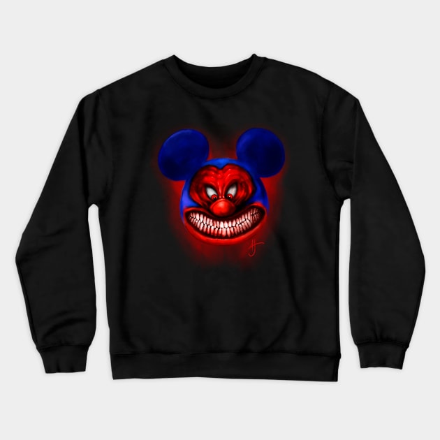 Badass Mike Crewneck Sweatshirt by cowyark rubbark